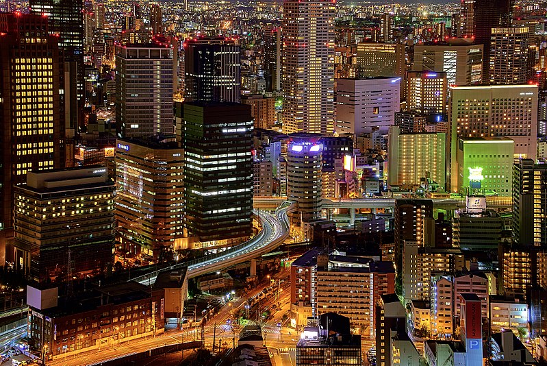 Osaka, Japan at Night were otaku worship AI idols(Credit: Pedro Szekely from Los Angeles, USA, This file is licensed under the Creative Commons Attribution-Share Alike 2.0 Generic license)