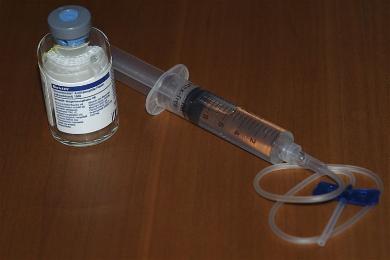 Contaminated Factor 8 blood plasma (Credit: Factor 8 Charity copyright free for commercial use)